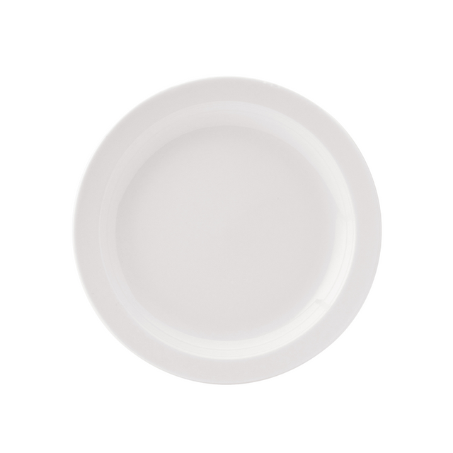 Pure White Narrow Rim Plate 6.5" (16.7cm)