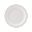 Pure White Narrow Rim Plate 8" (20.6cm)