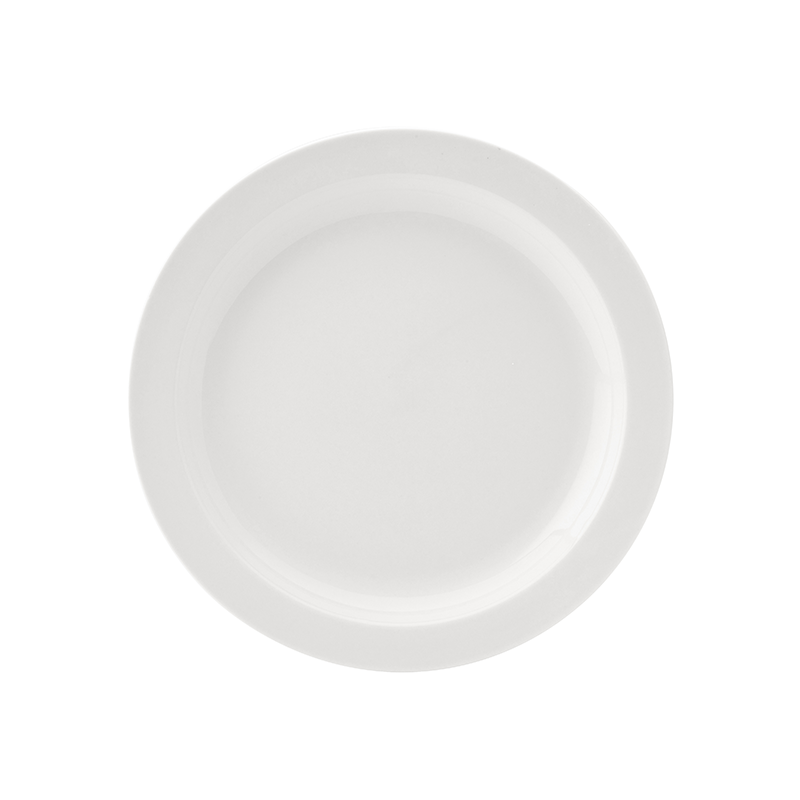 Pure White Narrow Rim Plate 9" (23cm)