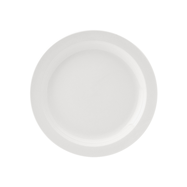 Pure White Narrow Rim Plate 9" (23cm)