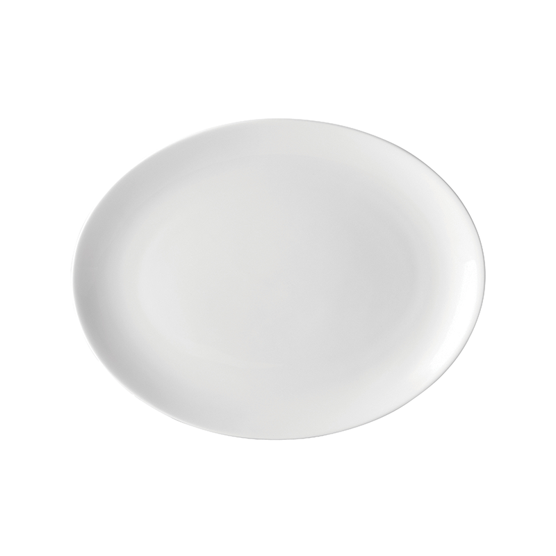 Pure White Oval Plate 10" (25.5cm)