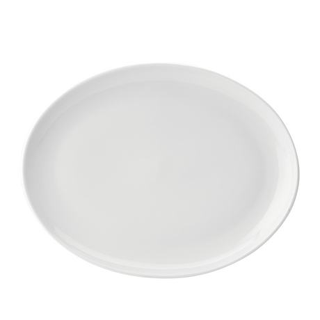 Pure White Oval Plate 14" (36cm)