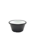 GenWare Melamine Black And White Two Tone Ramekin 59ml/ 2oz