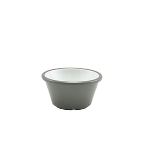 GenWare Melamine Grey And White Two Tone Ramekin 59ml/ 2oz