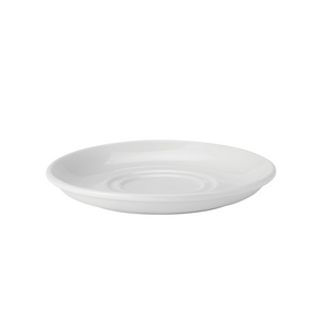 Pure White Double Well Saucer 6" (15cm)