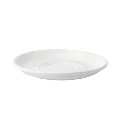 Pure White Double Well Saucer 7" (17.5cm)