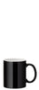 Pure White Straight-Sided Mug 12oz (34cl) - Black - Pack 12