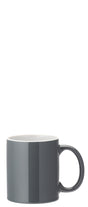 Pure White Straight-Sided Mug 12oz (34cl) - Grey - Pack 12