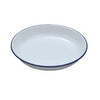 Enamel Rice/Pasta Plate Blue and White 18cm