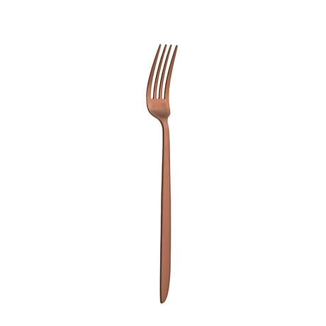Orca Matt Copper Dessert Fork