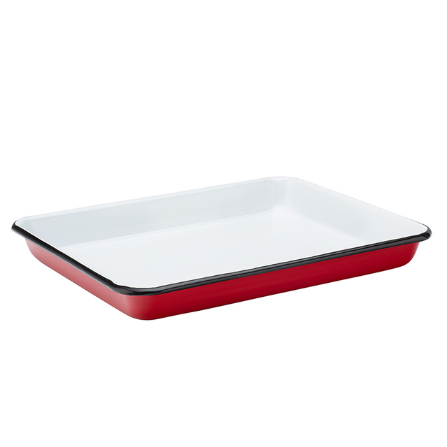 Eagle Enamel Red Baking Tray 11" (28cm)