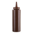 Brown Squeezy Sauce Bottle 8oz (23cl) - Pack 12