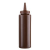 Brown Squeezy Sauce Bottle 8oz (23cl) - Pack 12