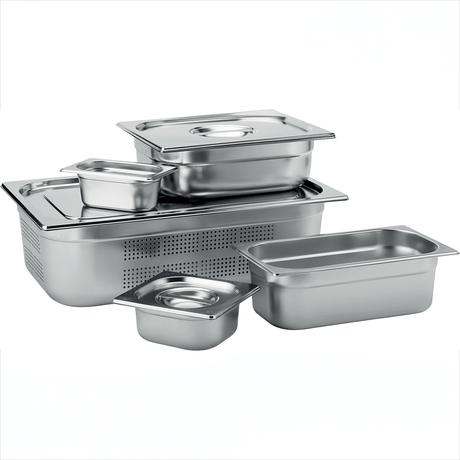 Stainless Steel GN 1/4 Pan 6.5cm Deep