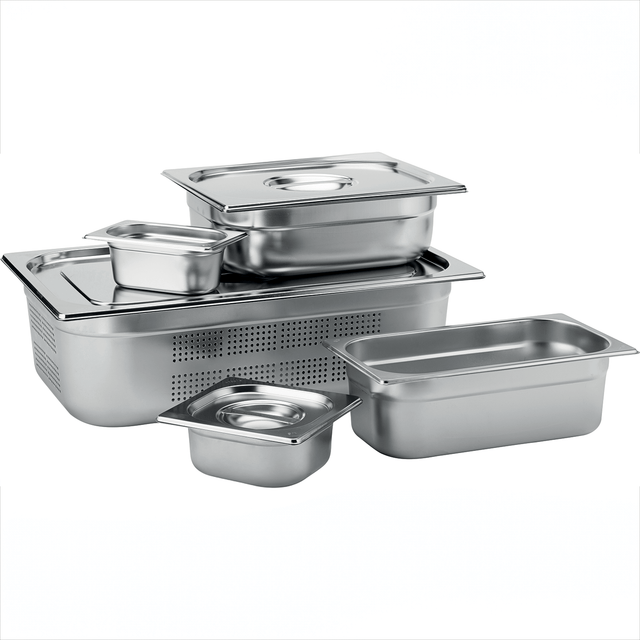 Stainless Steel GN 1/4 Pan 6.5cm Deep
