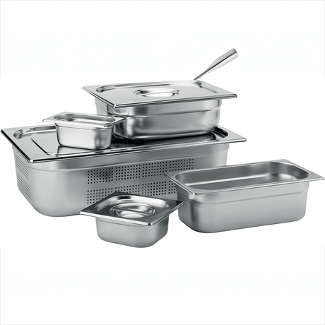Stainless Steel GN 1/4 Pan 10cm Deep