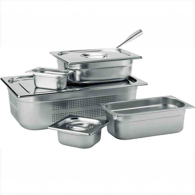 Stainless Steel GN 1/4 Pan 10cm Deep
