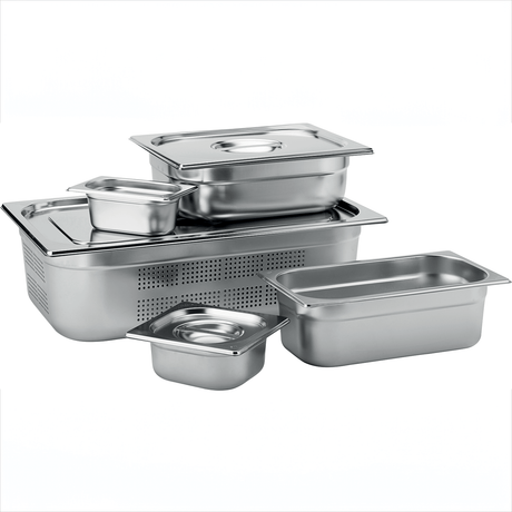 Stainless Steel GN 1/4 Pan 15cm Deep