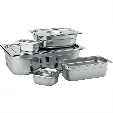 Stainless Steel GN 1/2 Pan 4cm Deep