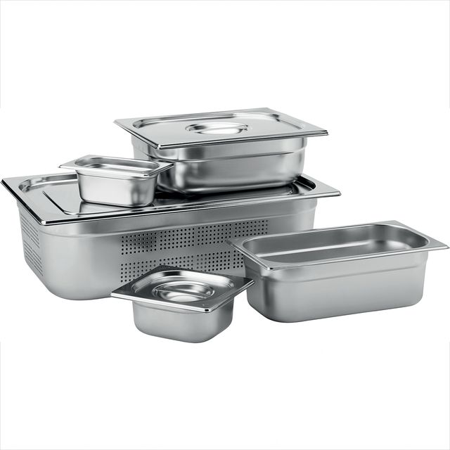 Stainless Steel GN 1/2 Pan 6.5cm Deep