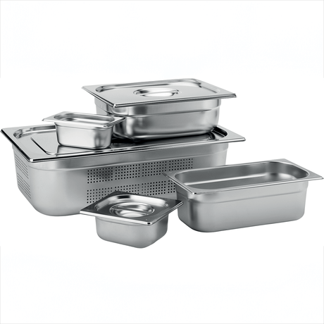 Stainless Steel GN 1/2 Pan 10cm Deep