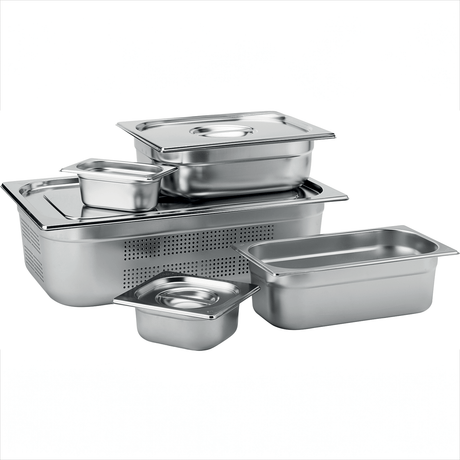 Stainless Steel GN 2/3 Pan 10cm Deep