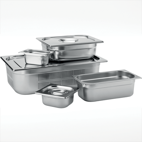 Stainless Steel GN 1/1 Pan 4cm Deep
