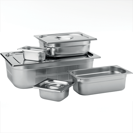 Stainless Steel GN 1/1 Pan 6.5cm Deep