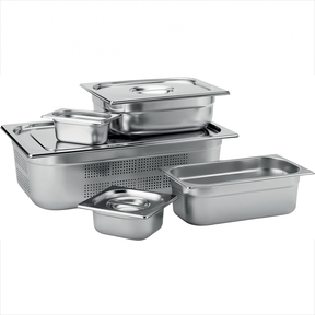 Stainless Steel GN 1/4 Handled Lid