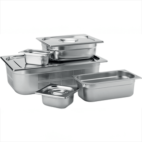 Stainless Steel GN 1/3 Handled Lid