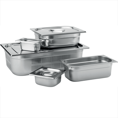 Stainless Steel GN 1/2 Handled Lid