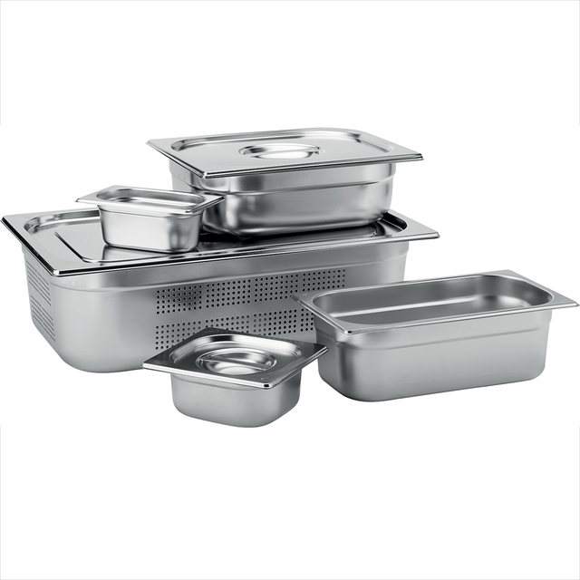 Stainless Steel GN 1/2 Handled Lid