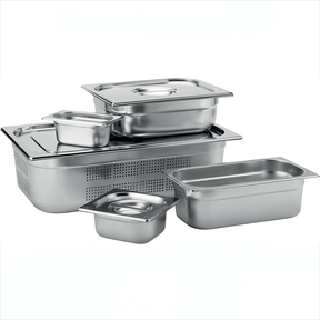 Stainless Steel Perforated GN 1/1 Pan 10cm Deep