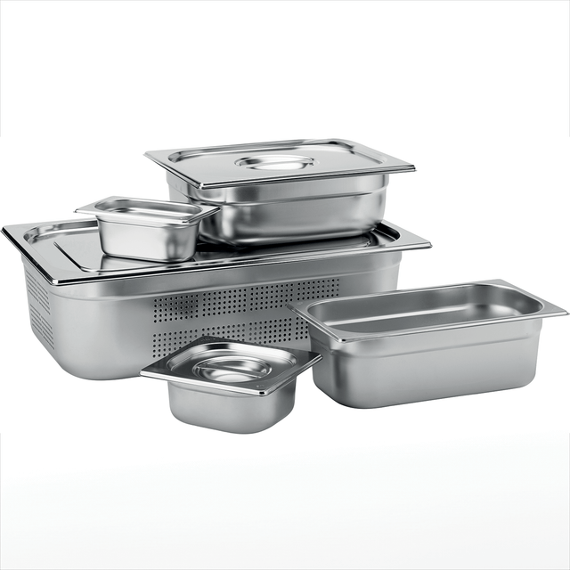 Stainless Steel Perforated GN 1/1 Pan 15cm Deep