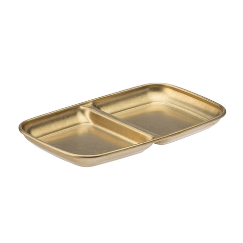 Gold Artemis Double Dip Tray (15.5cm x 9cm)