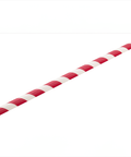 Paper Red Stripe Straw 8" (20cm)