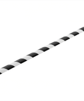 Paper Black Stripe Straw 8" (20cm)