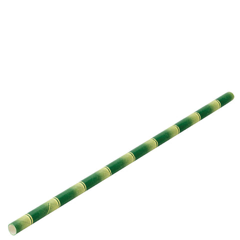 Paper Bamboo Straw 8" (20cm) - Pack 24