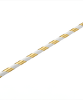 Paper Gold Stripe Straw 8" (20cm) Box of 250