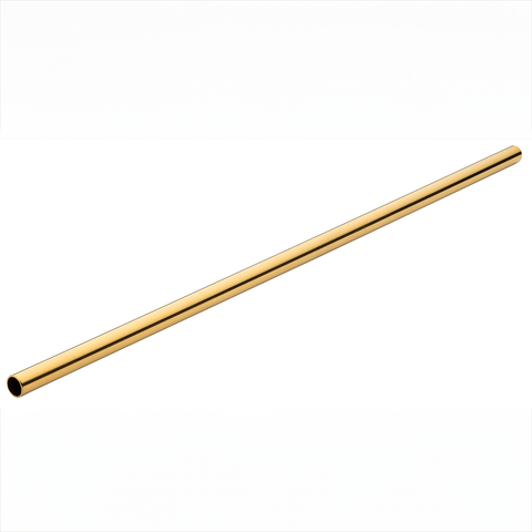 Stainless Steel Gold Straw 8.5" (21.5cm)