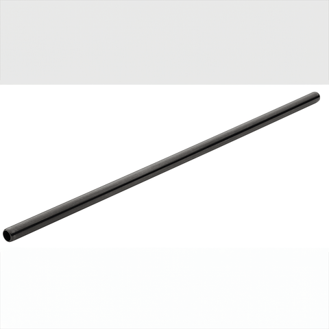 Stainless Steel Matt Black Straw 8.5" (21.5cm)