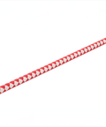 Paper Chequered Red Straw 8" (20cm) Box of 250