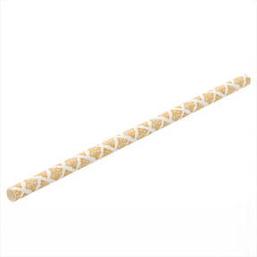 Paper Filigree Gold Cocktail Straw 5.5" (14cm)