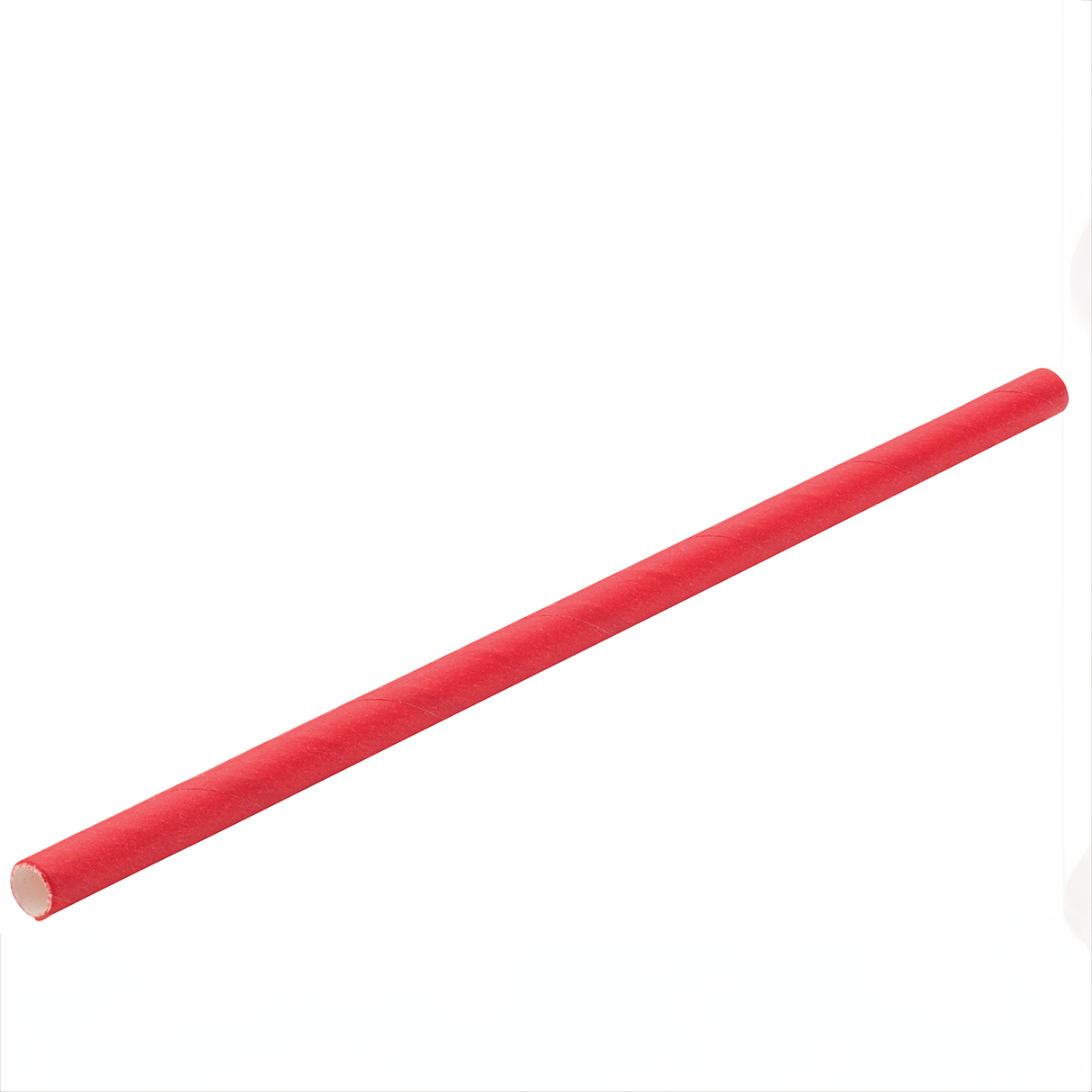 Paper Solid Red Cocktail Straw 5.5"(14cm) 5mm Bore