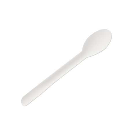 Compostable Paper Spoon 6.25" (15.8cm) - Box of 50