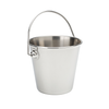 Mini Stainless Steel Pail 3.5" (9cm) 11oz (32cl)
