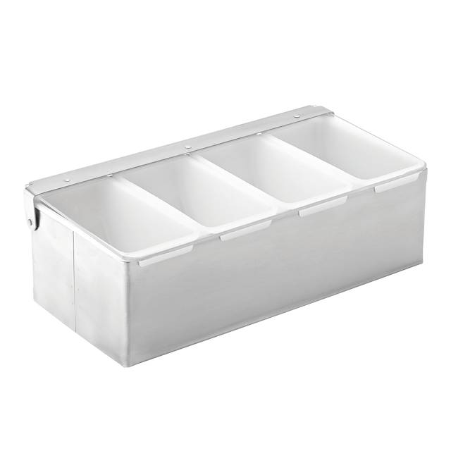 Condiment Holder - 4 Inserts 11.75"