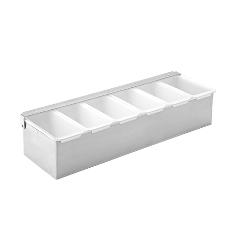 Condiment Holder - 6 Inserts 17.5"
