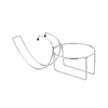 Table Edge Wine Bucket Stand 19" (48cm)
