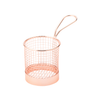 Copper Round Service Basket 3.5" (9cm)